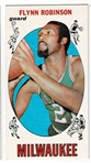 1969 Topps Basketball #92 Flynn Robinson - Milwaukee Bucks RC